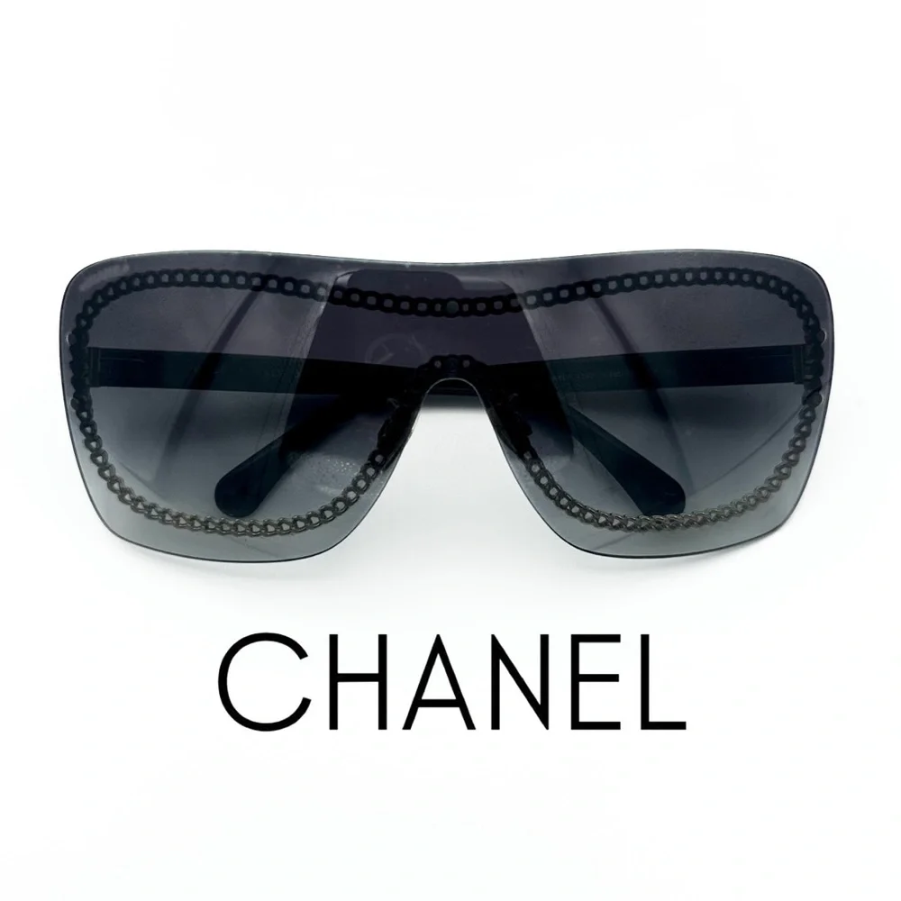CHANEL | Accessories | Chanel Smoke Grey Black Sunglasses  display picture 1